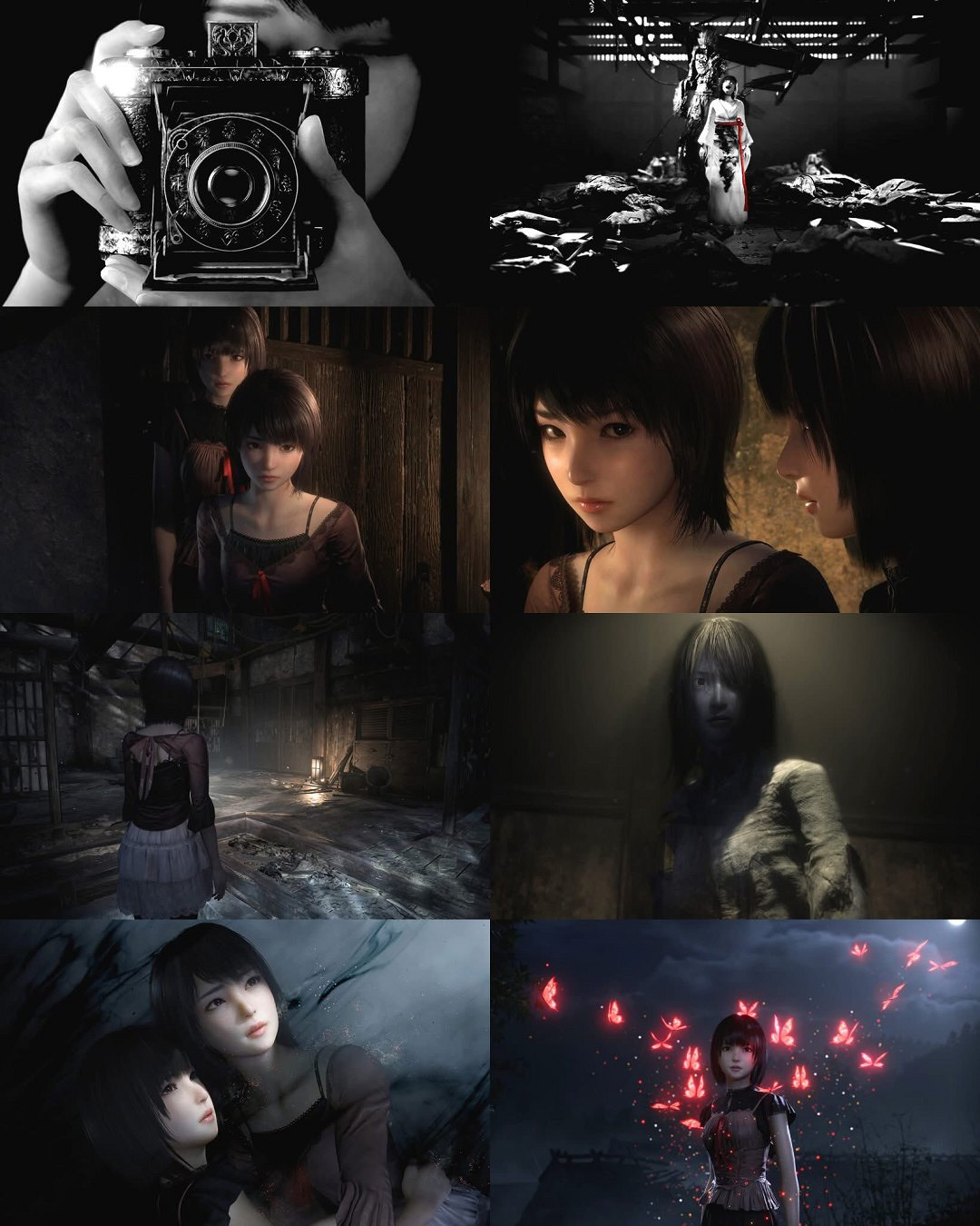 《零~紅蝶~重製版》大幅提升畫質 與前版本對比一覽 《零~紅蝶~重製版》大幅提升畫質 與前版本對比一覽