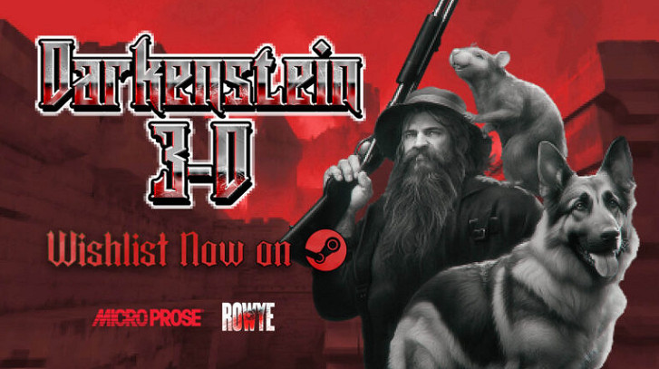 射擊遊戲《Darkenstein3D》10月21日在Steam免費發售! 射擊遊戲《Darkenstein3D》10月21日在Steam免費發售!