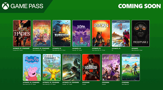Xbox公布四款 Xbox Game Pass (XGP) 即將離庫遊戲:包含三部《忍者外傳》遊戲 Xbox公布四款 Xbox Game Pass (XGP) 即將離庫遊戲:包含三部《忍者外傳》遊戲