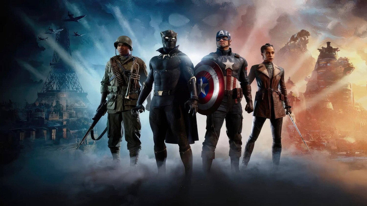 《漫威1943》早期開發截圖流出:黑豹勇闖九頭蛇據點 《漫威1943》早期開發截圖流出:黑豹勇闖九頭蛇據點