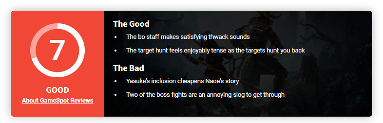 《刺客教條:影》DLC"淡路之爪" GS 7分:毫無新意! 《刺客教條:影》DLC"淡路之爪" GS 7分:毫無新意!