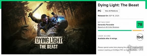 早報:困獸M站評分為78分 雙影奇境銷量口碑雙贏 早報:困獸M站評分為78分 雙影奇境銷量口碑雙贏