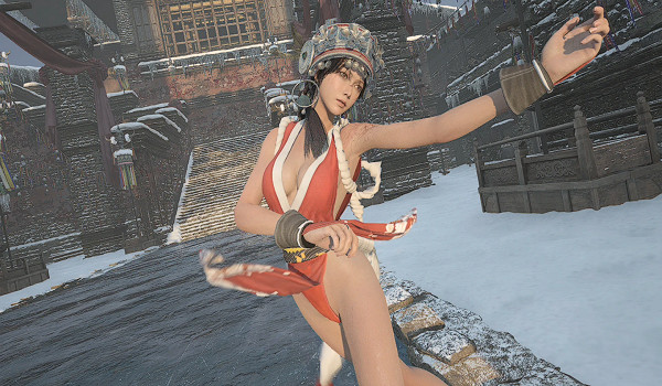 《明末》不知火舞MOD！扇刃武器+爆衣系統