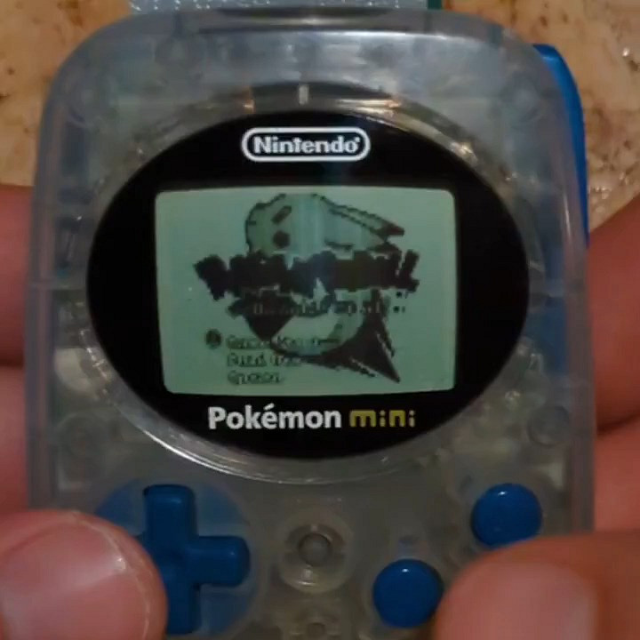 玩家成功在Pokémon Mini迷你掌機上開發GB模擬器! 玩家成功在Pokémon Mini迷你掌機上開發GB模擬器!