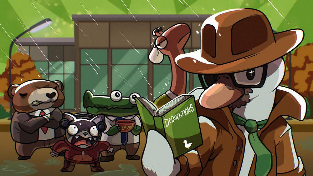 推理遊戲《鴨子偵探：香腸之謎》韓文與中文版本