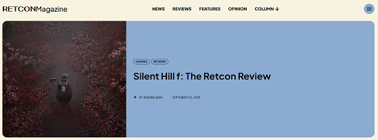 Recton Magazine滿分好評《沉默之丘f》：最獨特的續作