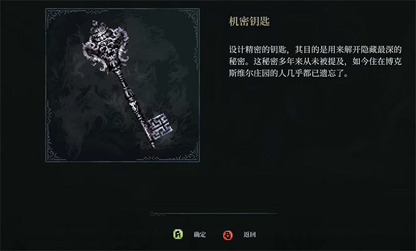 《最後的信仰》機密鑰匙位置