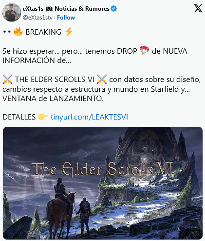 《上古卷軸6》或瞄準2027年底發售！已進入可玩階段