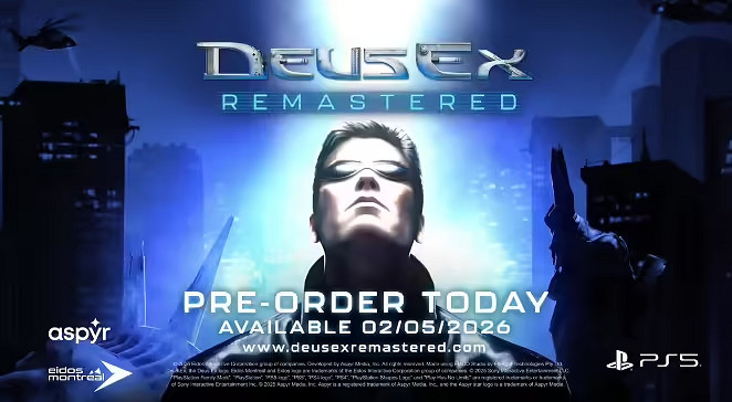 爺青回！《殺出重圍》將推PS5高清復刻版：明年發售