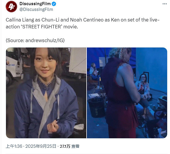 《快打旋風》真人版春麗造型曝光:怎麽看起來有點弱?