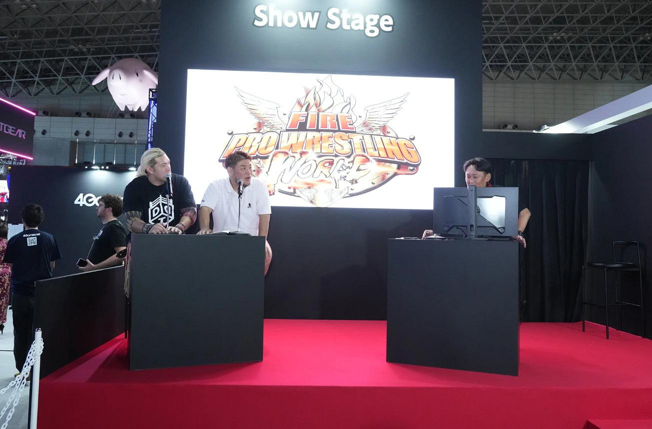 TGS舞台活動《超火爆摔角世界》總監談慈善DLC捐款故事 TGS舞台活動《超火爆摔角世界》總監談慈善DLC捐款故事