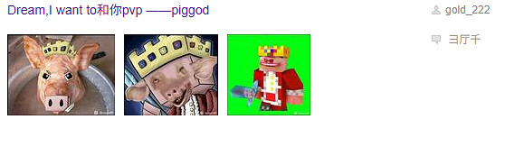 Technoblade變成Pig god，解構的大手再次發力