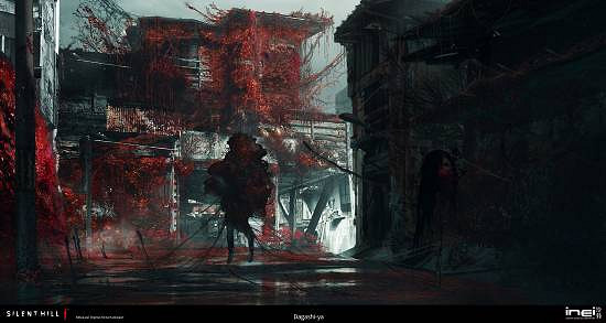 《沉默之丘f》設計師展示遊戲早期開發概念藝術圖！