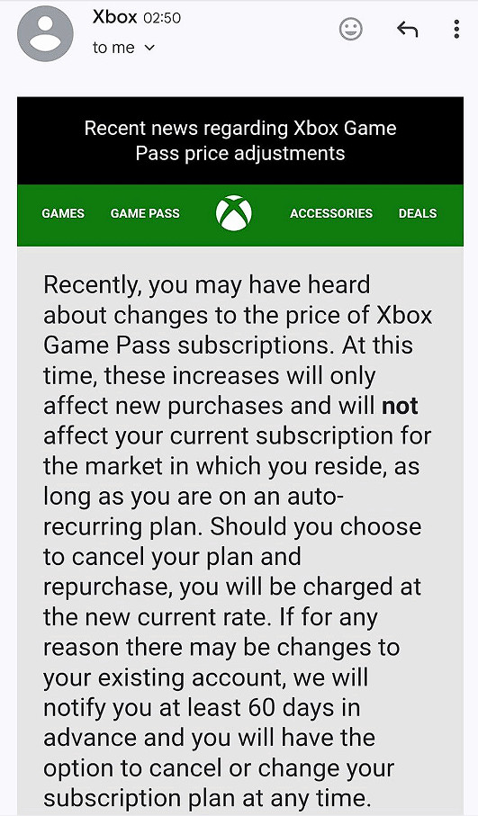 Game Pass漲價並不會影響所有人 部分地區還是原價! Game Pass漲價並不會影響所有人 部分地區還是原價!