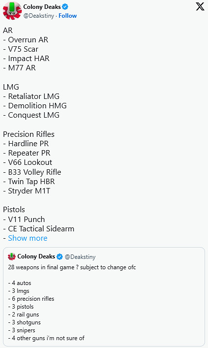 射擊遊戲《馬拉鬆》或定價40美元！首發搭載28款武器