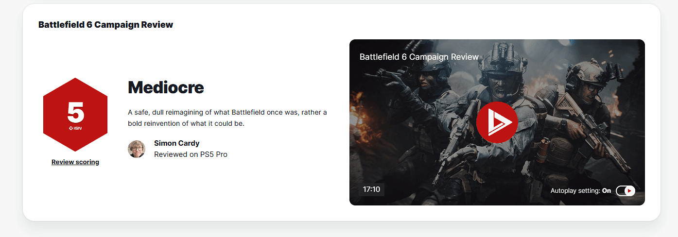 拉了!《戰地風雲2042》戰役模式 IGN評分僅5分:太乏味了 拉了!《戰地風雲2042》戰役模式 IGN評分僅5分:太乏味了