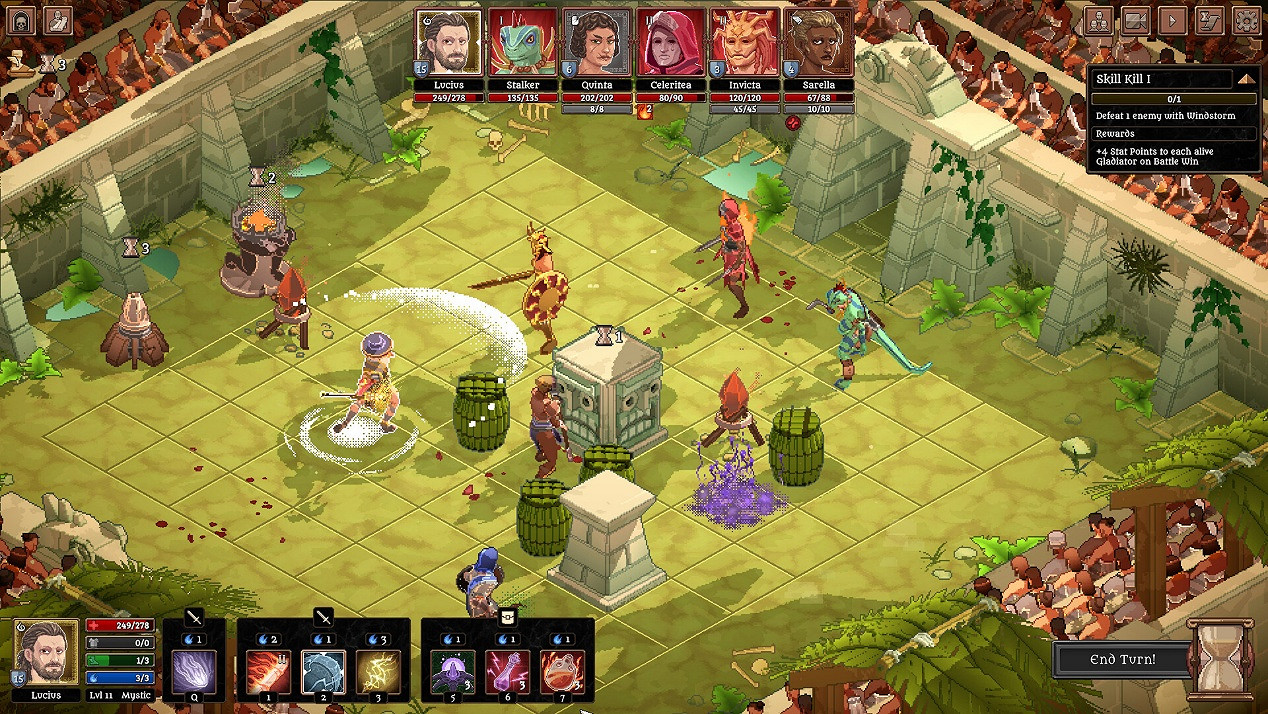 精美像素風回合制策略《角鬥士血域》全新試玩Demo上線!新增職業、武器及將於11.5搶先體驗 精美像素風回合制策略《角鬥士血域》全新試玩Demo上線!新增職業、武器及將於11.5搶先體驗