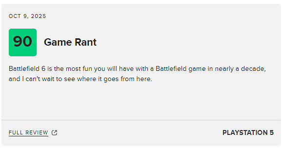 《戰地風雲2042》首秀大成功:M站媒體評分84分 好評率96%! 《戰地風雲2042》首秀大成功:M站媒體評分84分 好評率96%!