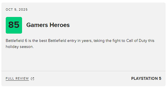 《戰地風雲2042》首秀大成功:M站媒體評分84分 好評率96%! 《戰地風雲2042》首秀大成功:M站媒體評分84分 好評率96%!