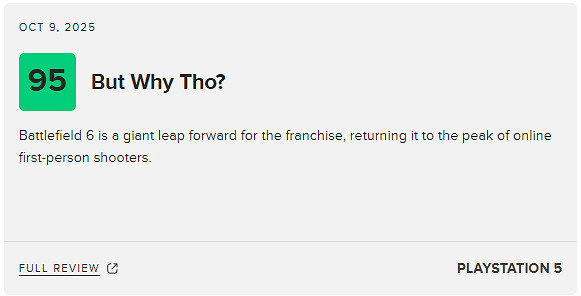 《戰地風雲2042》首秀大成功:M站媒體評分84分 好評率96%! 《戰地風雲2042》首秀大成功:M站媒體評分84分 好評率96%!