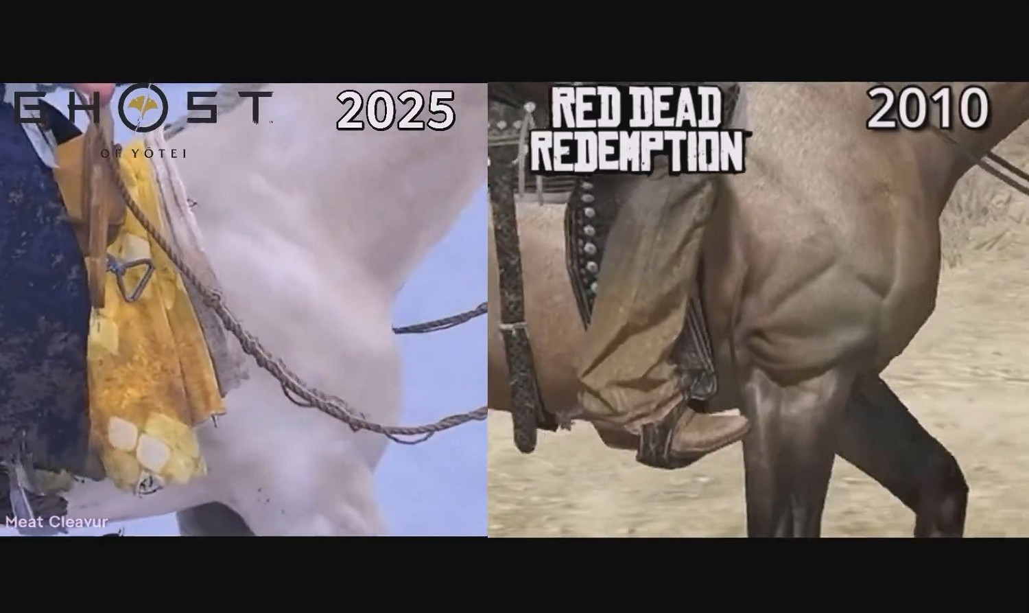 R星細節上碾壓！《羊蹄山》馬匹對比15年前《大鏢客》