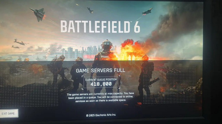 《戰地風雲2042》正式發售迎來大批玩家!排隊一度達41.8萬人 《戰地風雲2042》正式發售迎來大批玩家!排隊一度達41.8萬人