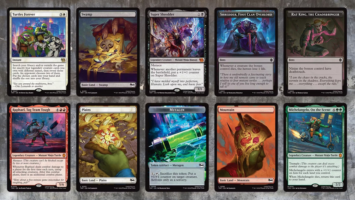 《魔法風雲會》官宣2026年推出《忍者龜》跨界連動系列 《魔法風雲會》官宣2026年推出《忍者龜》跨界連動系列