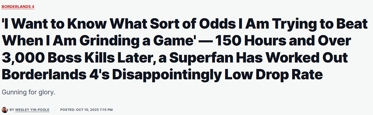 《邊緣禁地4》玩家經150小時實測傳奇物品掉落率僅5%! 《邊緣禁地4》玩家經150小時實測傳奇物品掉落率僅5%!