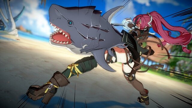 《GBVSR》新角色梅格！變成無敵鯊魚手和百合的少女