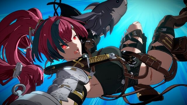 《GBVSR》新角色梅格！變成無敵鯊魚手和百合的少女