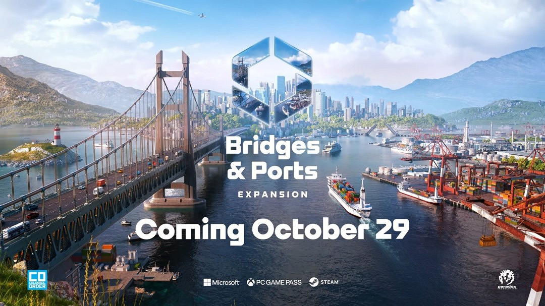 《大都會:天際2》"橋梁與港口"資料片將於10月30日推出 《大都會:天際2》"橋梁與港口"資料片將於10月30日推出
