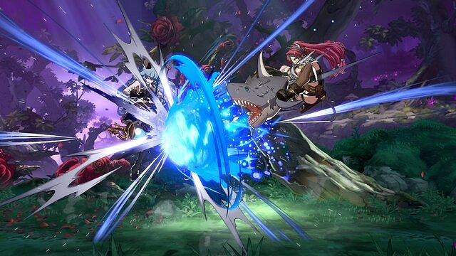 《GBVSR》新角色梅格！變成無敵鯊魚手和百合的少女