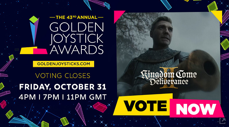 《天國降臨: 救贖 2》金搖桿獎四提 玩家投票定勝負 《天國降臨: 救贖 2》金搖桿獎四提 玩家投票定勝負