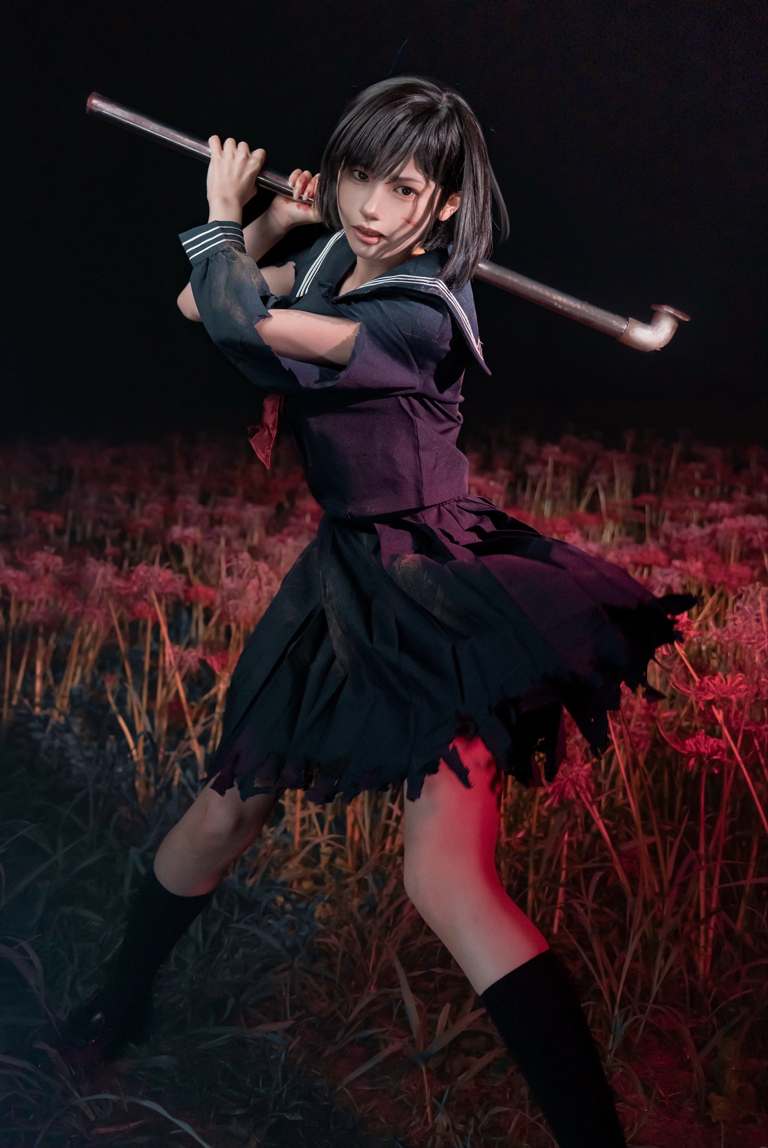《沉默之丘f》女主超還原COS:JK女神化身水管戰神! 《沉默之丘f》女主超還原COS:JK女神化身水管戰神!