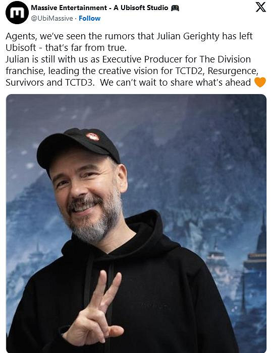 《全境封鎖》系列製作人從未離開育碧 3代真的有在做 《全境封鎖》系列製作人從未離開育碧 3代真的有在做