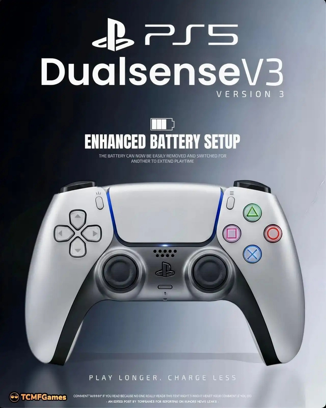 海外博主實測 確證PS5 Pro手把沒有"可更換電池"功能 海外博主實測 確證PS5 Pro手把沒有"可更換電池"功能