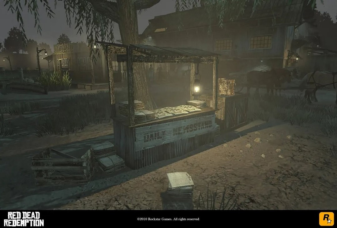 《荒野大鏢客：救贖》原版遊戲 早期開發畫面曝光！