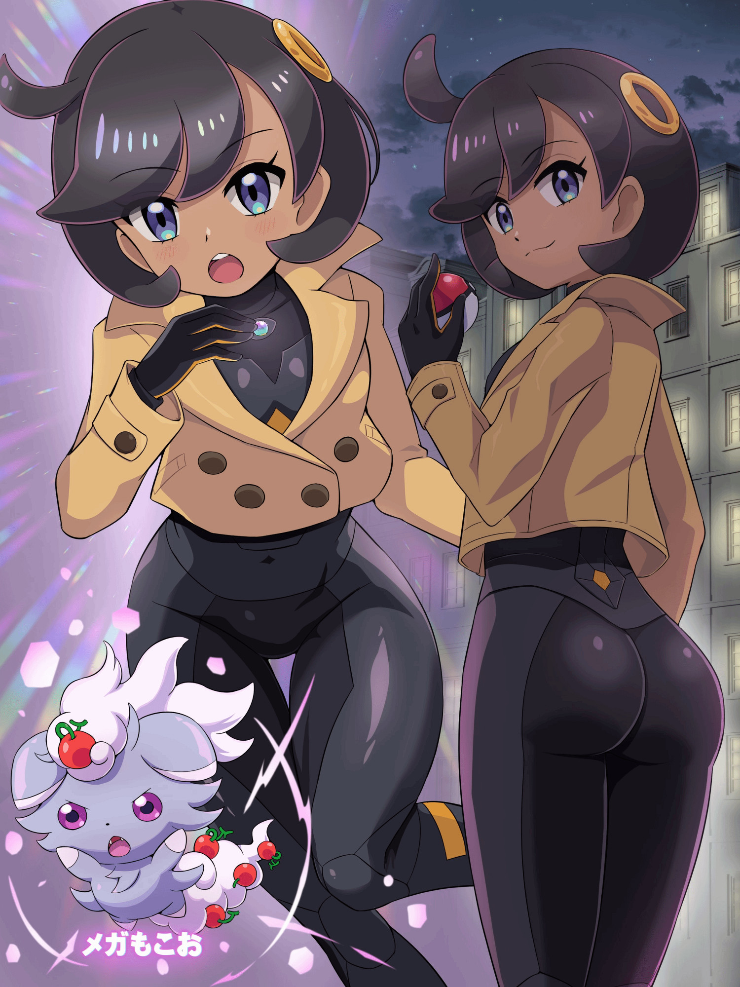 二創根本停不下來！《寶可夢》黑皮辣妹身材超吸睛！