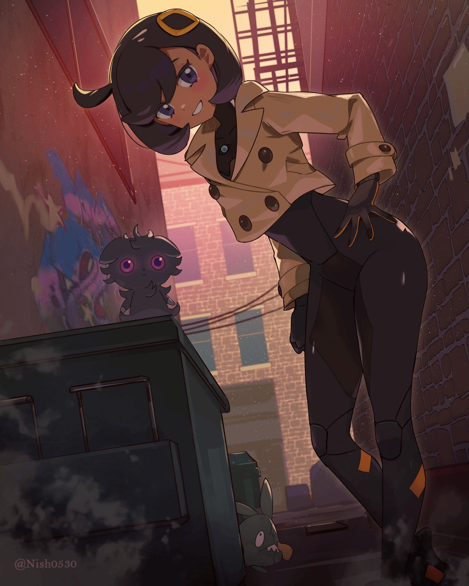 二創根本停不下來！《寶可夢》黑皮辣妹身材超吸睛！