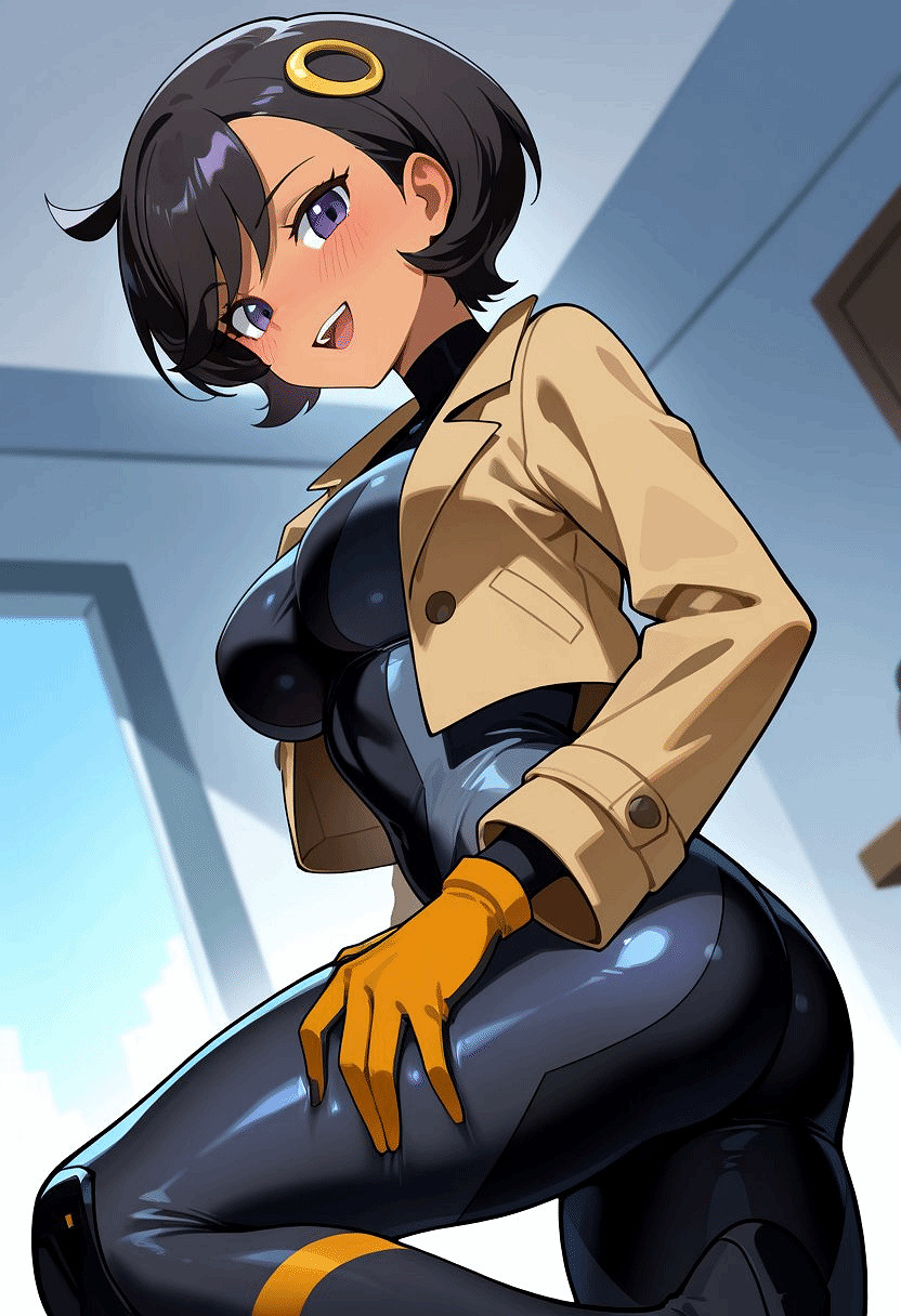 二創根本停不下來！《寶可夢》黑皮辣妹身材超吸睛！