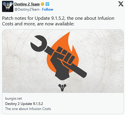 《命運2》9.1.5.2版本更新上線：全面優化傳送門體驗