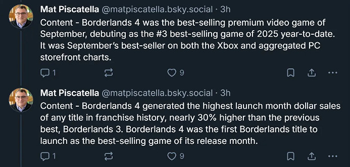 《邊緣禁地4》9月登頂北美銷量榜 創系列首月銷售紀錄