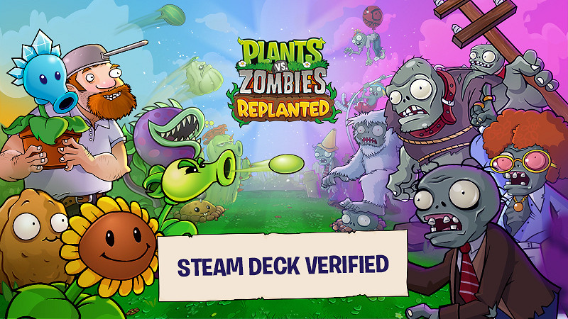 好消息!《植物大戰殭屍:重植版》通過Steam Deck認證 好消息!《植物大戰殭屍:重植版》通過Steam Deck認證
