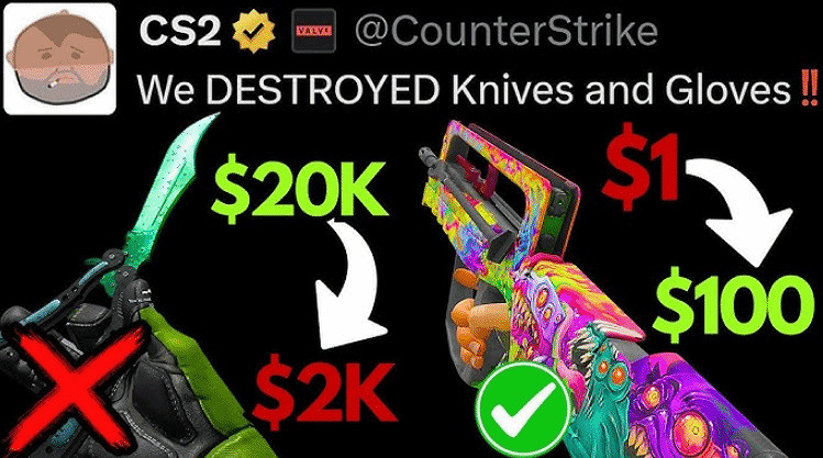 "CSGO市場蒸發20億美元"登熱搜!網友看起來很理智? "CSGO市場蒸發20億美元"登熱搜!網友看起來很理智?