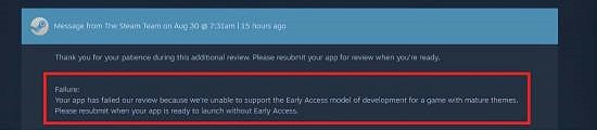 Steam官方辟謠:審核規則未變 開發者需關注具體條款 Steam官方辟謠:審核規則未變 開發者需關注具體條款