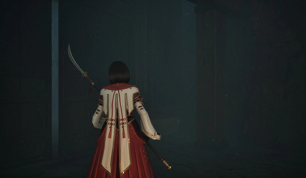 《沉默之丘f》怪獵連動MOD!愛麗絲身著炎火村禮服,在迷霧中揮動太刀 《沉默之丘f》怪獵連動MOD!愛麗絲身著炎火村禮服,在迷霧中揮動太刀