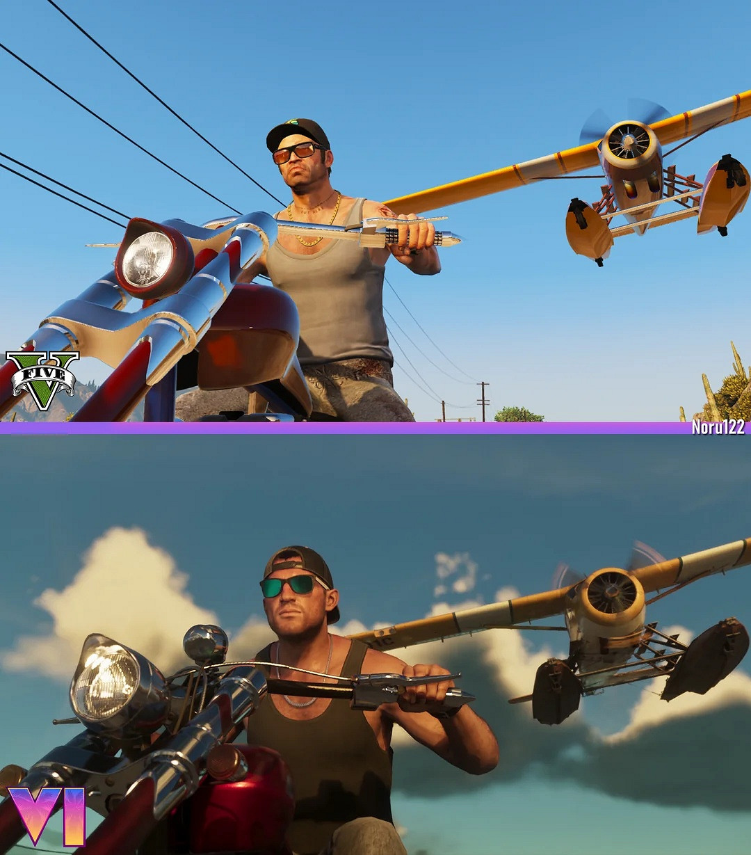 相似度99%!粉絲用《三男一狗》重現《GTA6》官方截圖 相似度99%!粉絲用《三男一狗》重現《GTA6》官方截圖