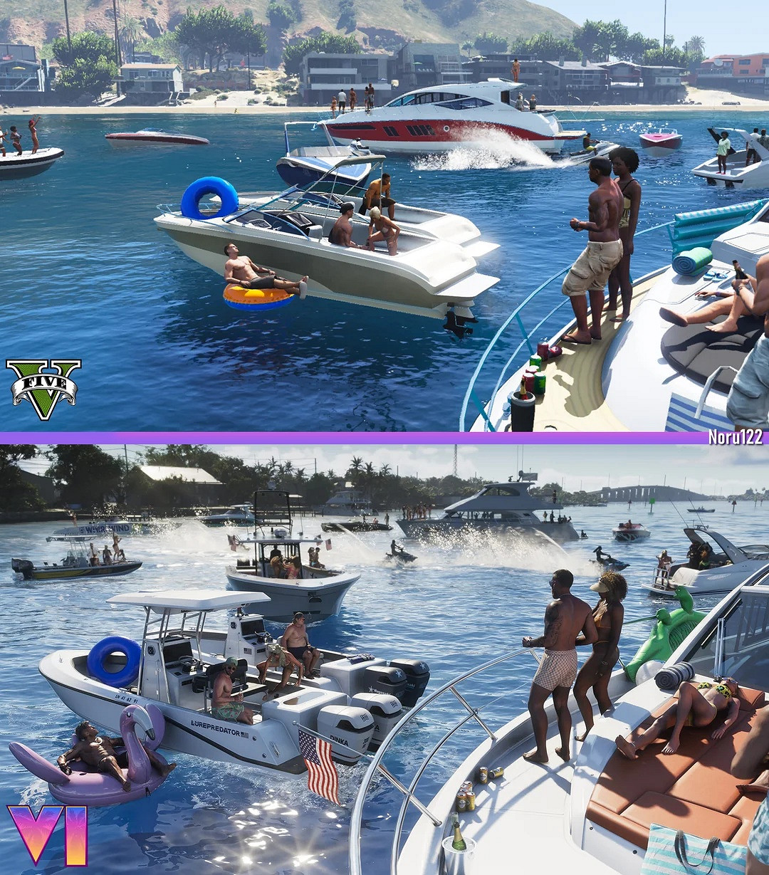 相似度99%!粉絲用《三男一狗》重現《GTA6》官方截圖 相似度99%!粉絲用《三男一狗》重現《GTA6》官方截圖