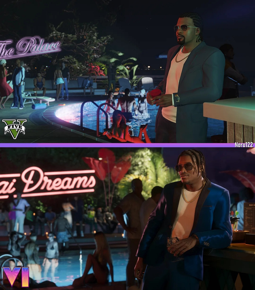 相似度99%!粉絲用《三男一狗》重現《GTA6》官方截圖 相似度99%!粉絲用《三男一狗》重現《GTA6》官方截圖