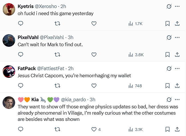 玩家大讚《惡靈古堡9》八尺夫人皮膚：這下不得不買了!